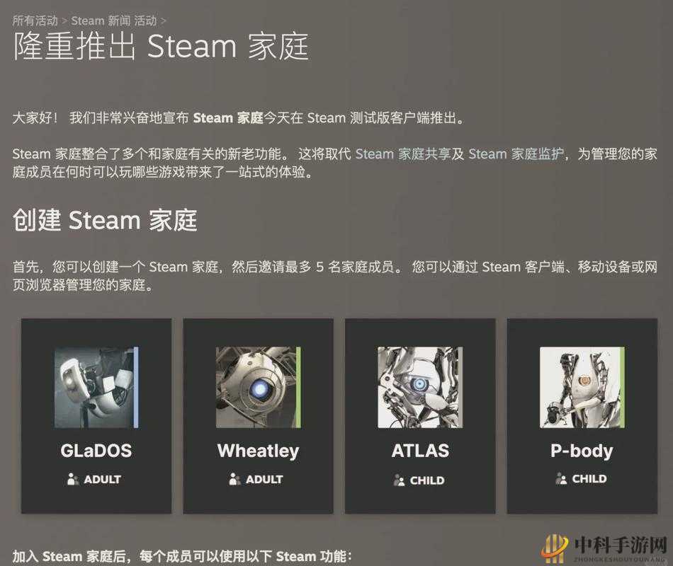 STEAM 家庭共享：多人游戏的全新体验