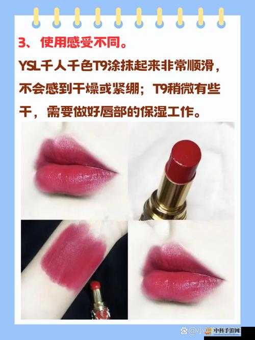 ysl 千人千色 t9 与 t9 区别是什么