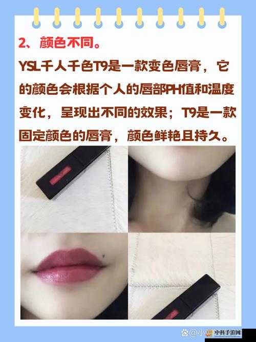 ysl 千人千色 t9 和 t9 的区别分析